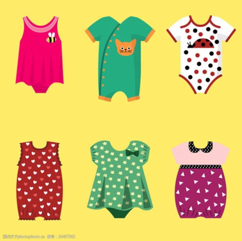 服装设计培训单页母婴儿童女宝宝服装