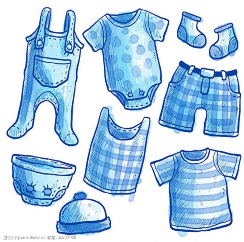 服装设计培训单页水彩母婴儿童孩子宝宝服饰