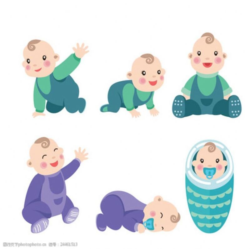 游乐园展板卡通母婴儿童孩子可爱的宝宝