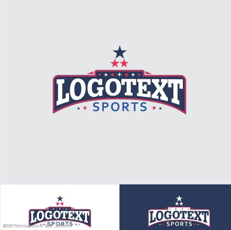 足球图标运动logo设计