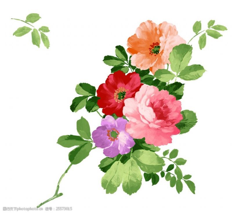 日本风情卡通樱花植物图片海报素材