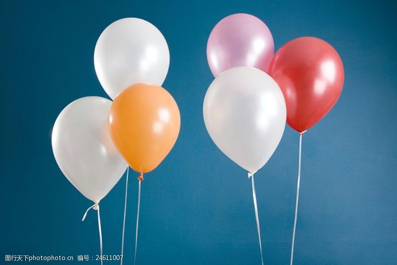 生日气球彩色气球图片