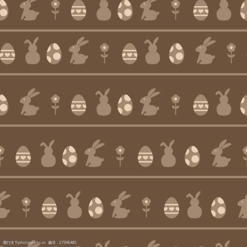 复活节海报扁平巧克力彩蛋背景