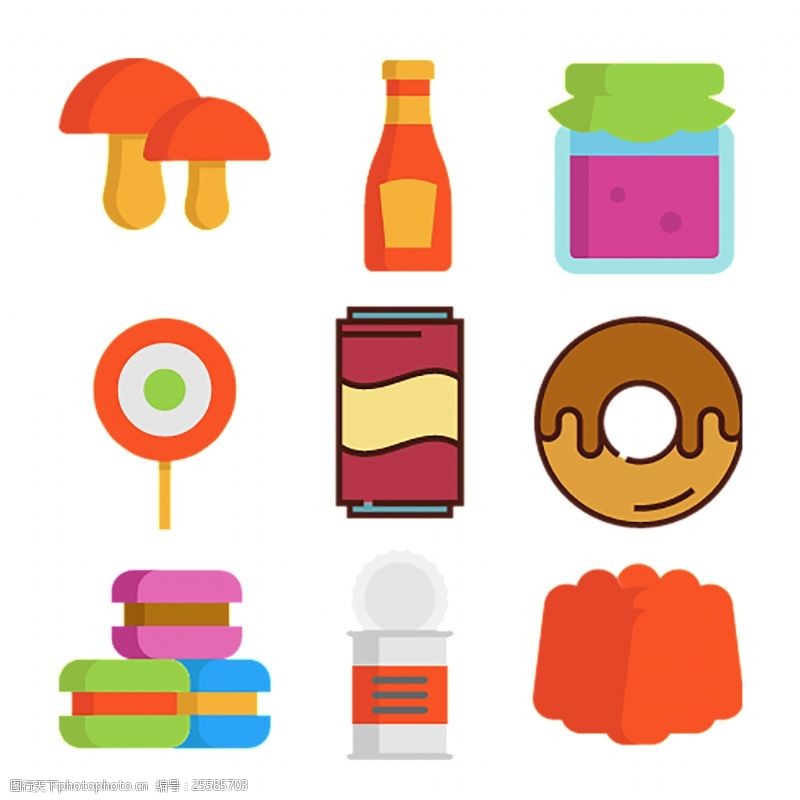 棒棒糖食物食品精美icon图标
