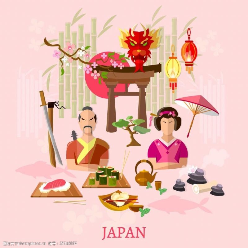 日本美食风情日本旅行