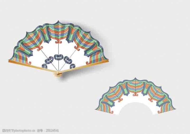 沈阳北陵元素折扇设计