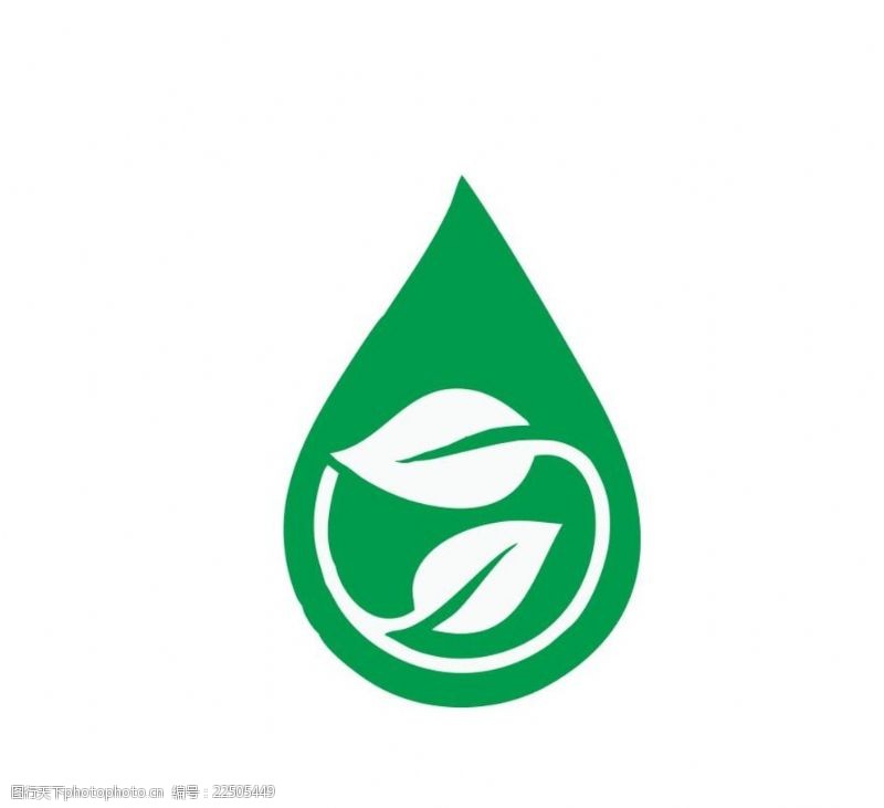 水滴标志水滴环保logo
