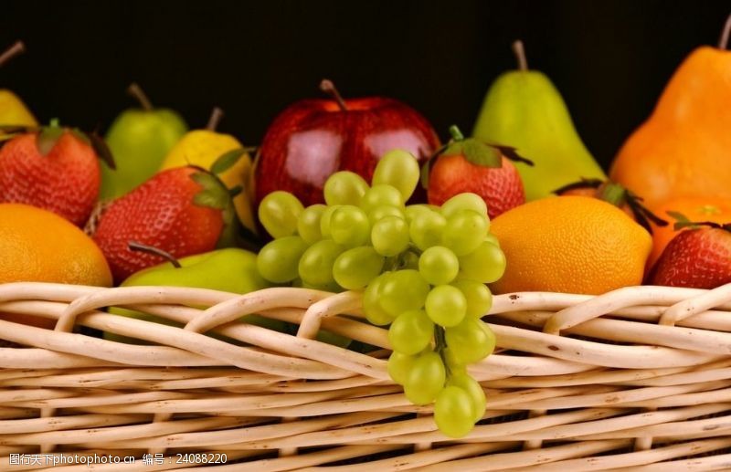 各类水果一篮子水果
