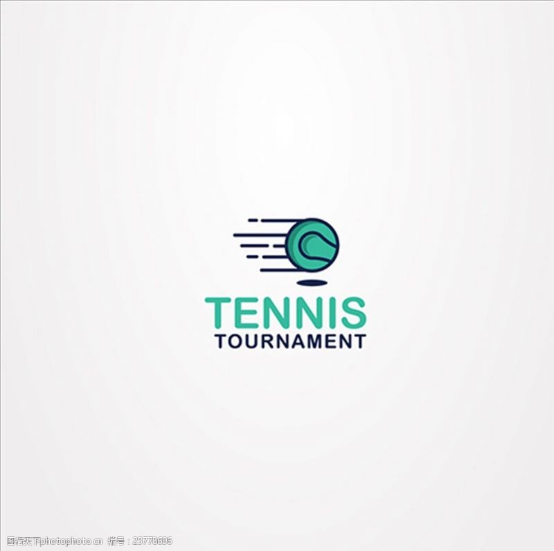 网球馆网球俱乐部比赛培训LOGO标志