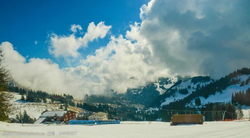 瑞士风光瑞士雪景