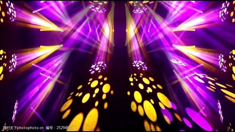 灯光霓虹秀LED舞台动感视频背景