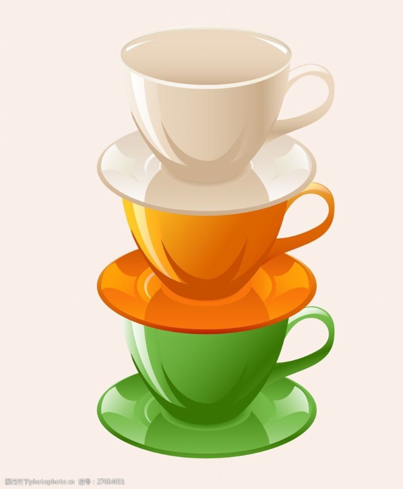 咖啡杯免费下载卡通咖啡杯EPS