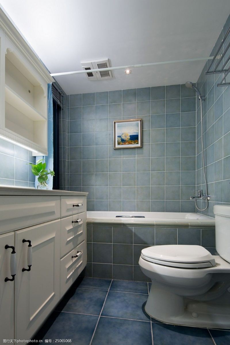 卫浴美式卫生间浴缸设计图