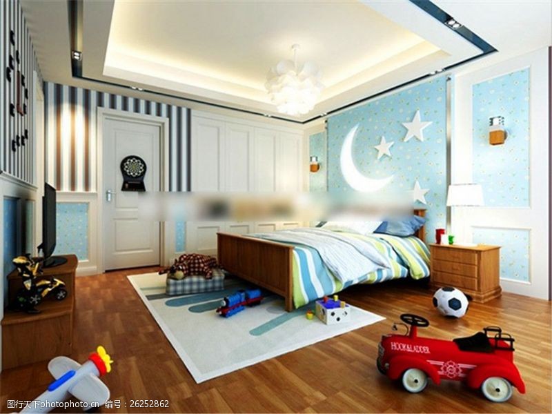 家具模型儿童卧室MAX模型设计