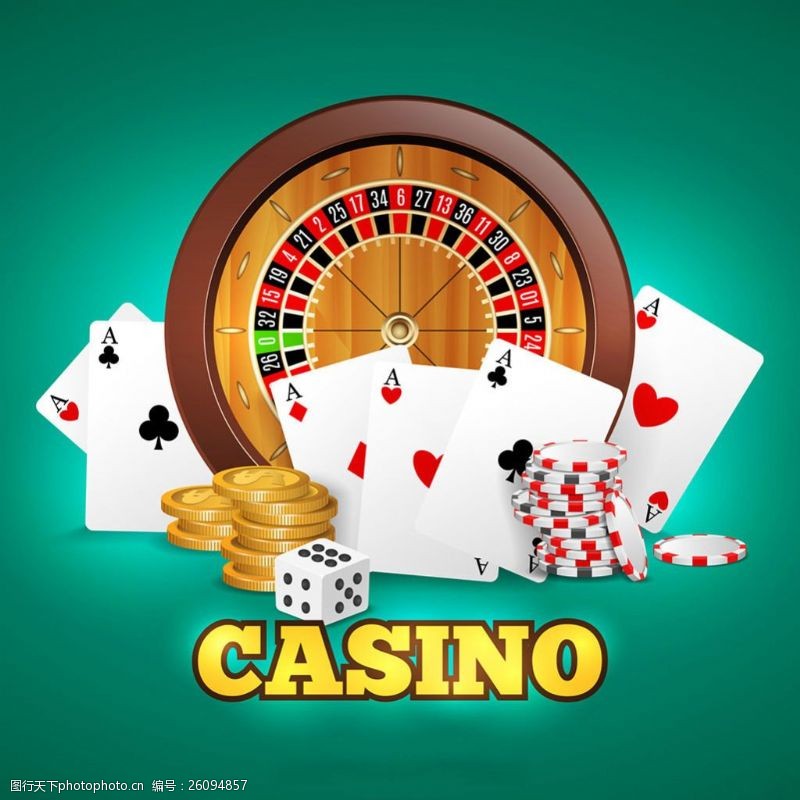 各种赌场元素各种赌场游戏元素背景