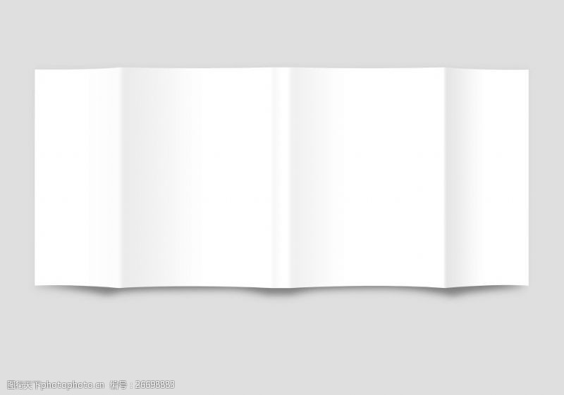 折页封面效果折页样机模板