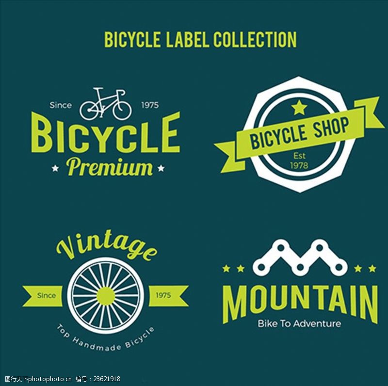 骑单车自行车协会俱乐部标志LOGO