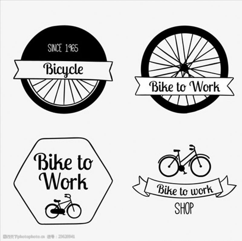 骑自行车自行车协会俱乐部LOGO标志