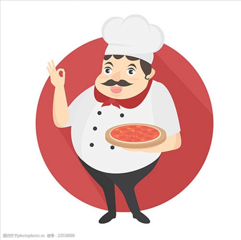美的厨卫做披萨的意大利厨师