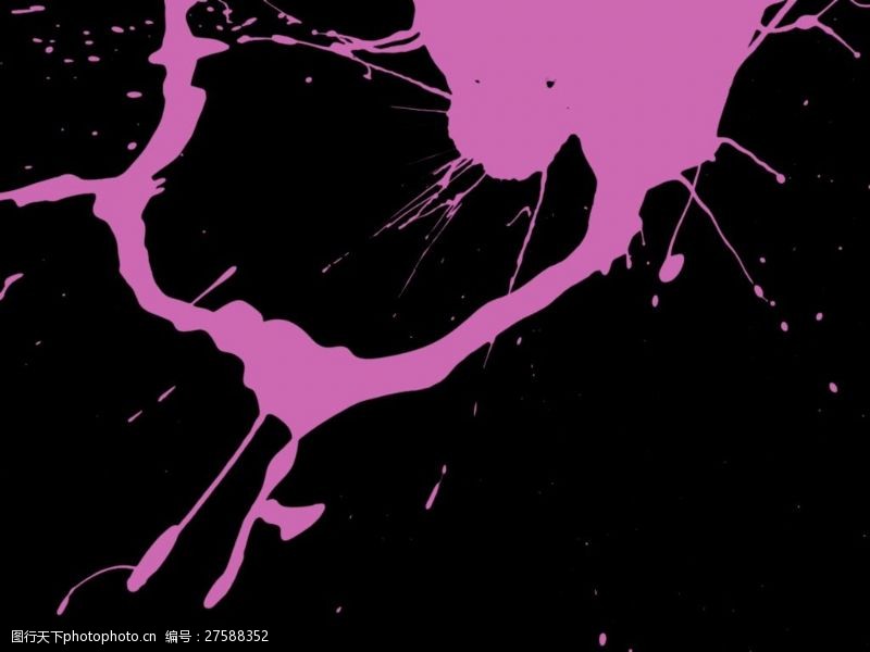 一滩粉红色的液体喷溅在屏幕上视频素材