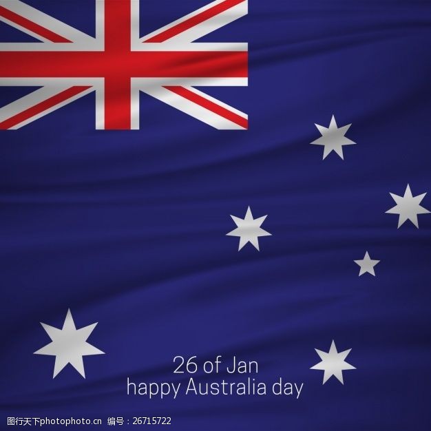 澳大利亚国旗澳大利亚日背景设计