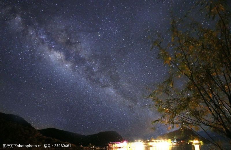 美丽岛国里格半岛星空