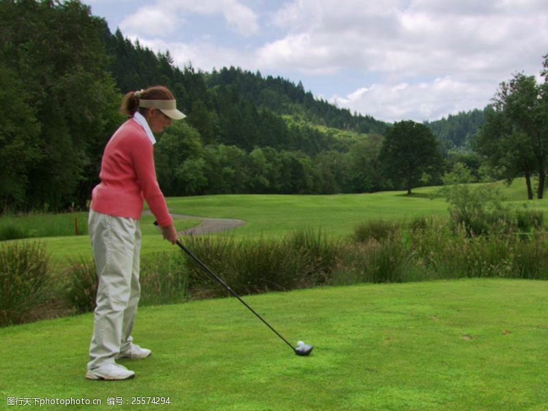 贵族运动体育运动高尔夫视频
