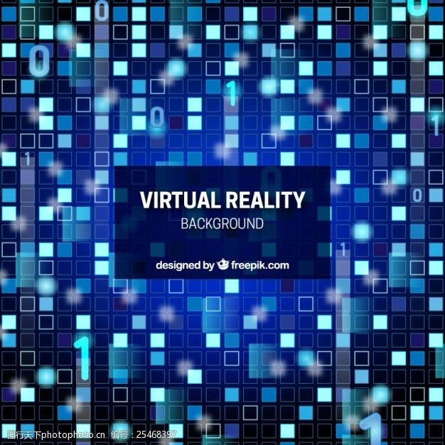 网络公司虚拟现实背景