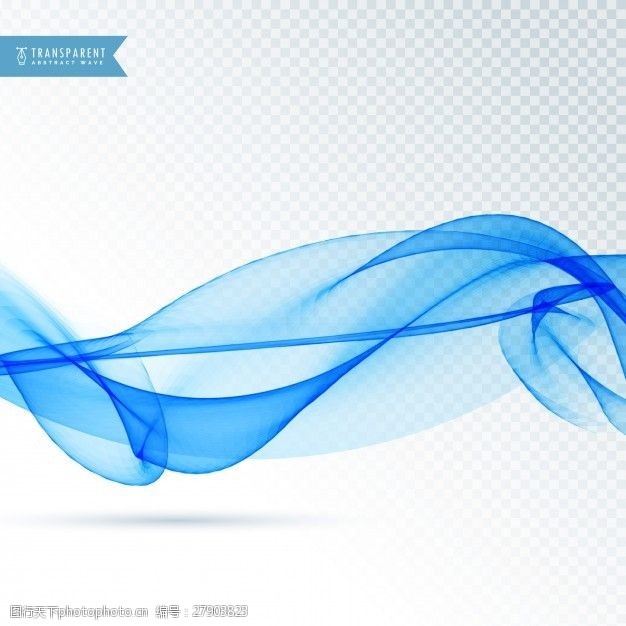 波的动态线动态的蓝色波浪
