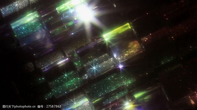 水晶背景模糊水晶光斑视频