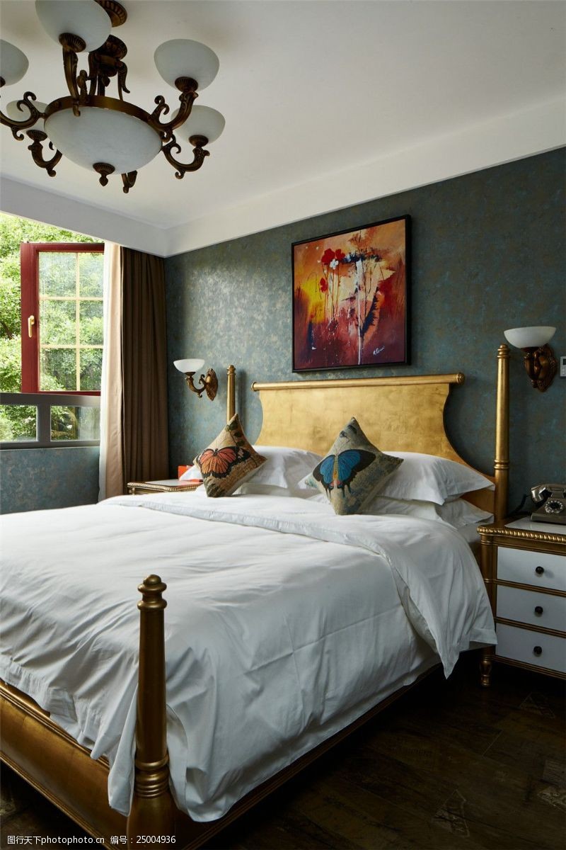 墙纸图片免费下载现代时尚卧室装修效果图