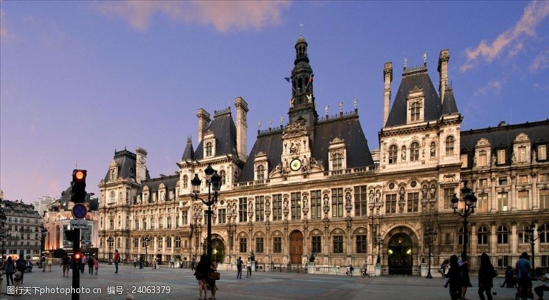 法国著名建筑巴黎市政厅