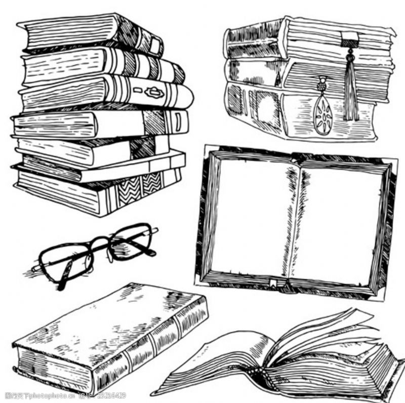 眼镜店海报手绘书和眼镜