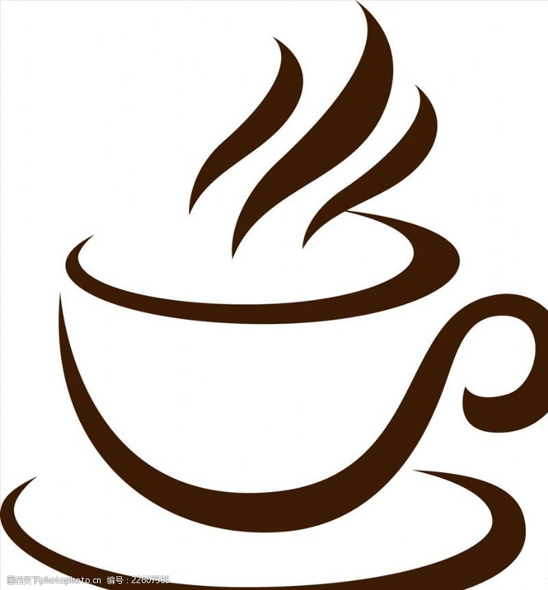 卡通咖啡咖啡图标