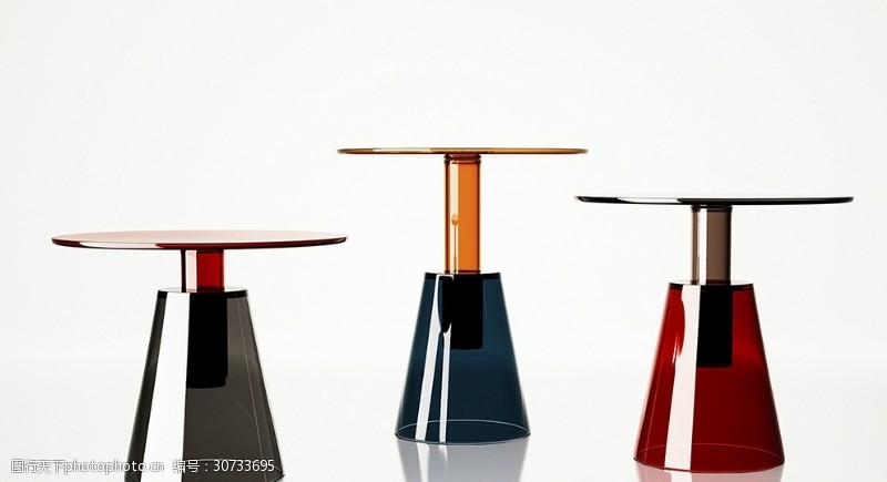 欧式家具特写现代客厅桌子咖啡
