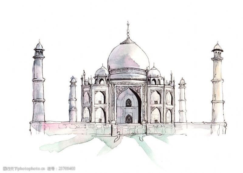 世界著名建筑物印度泰姬陵