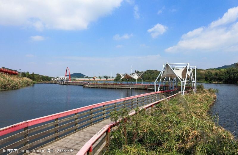 湿地廊桥