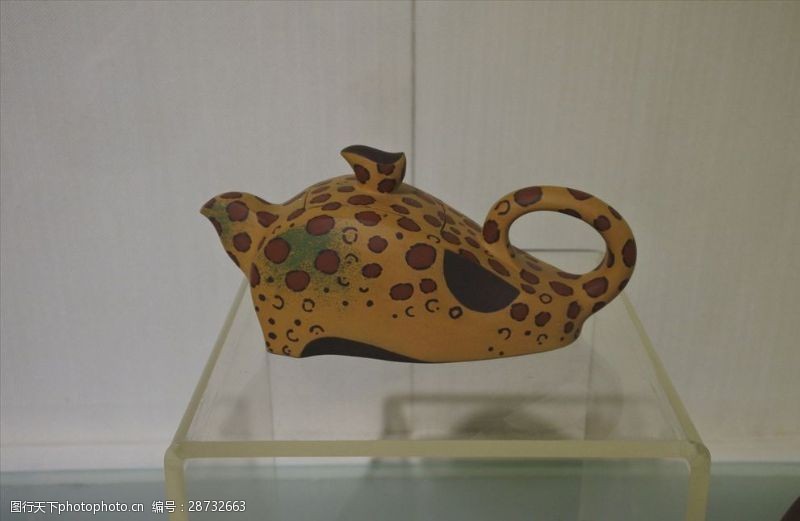 陶瓷碗豹纹茶壶