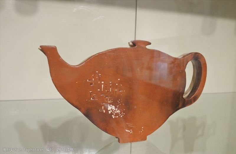 彩釉陶瓷茶壶