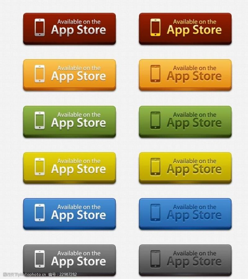 appstoreAppStore按钮PSD素材
