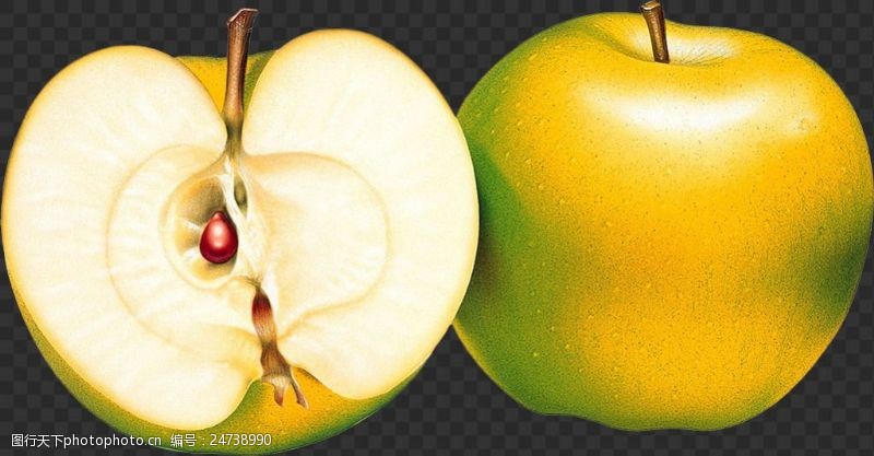 梨图片素材黄色苹果图片免抠png透明图层素材