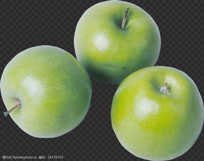 梨图片素材漂亮3只苹果图片免抠png透明图层素材