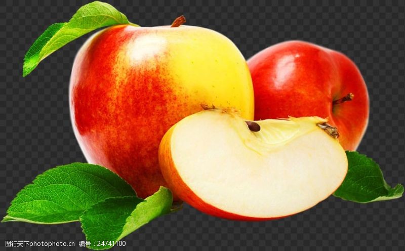 梨图片素材漂亮彩色苹果图片免抠png透明图层素材