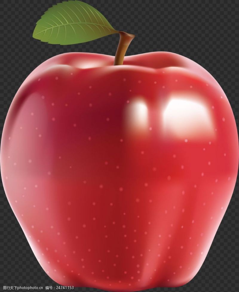 梨图片素材红色苹果图片免抠png透明图层素材