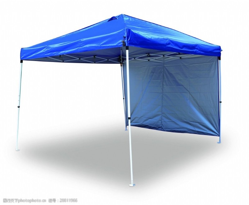 折叠帐篷蓝色帐篷元素