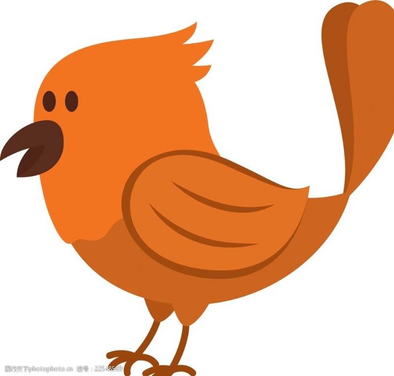 鸟卡通动物卡通鸟