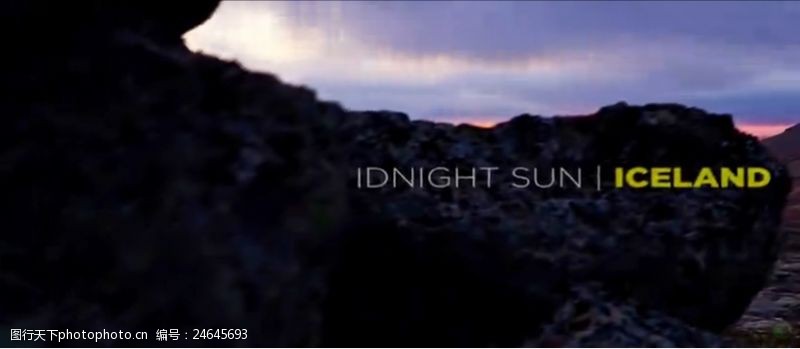 影视拍摄冰岛美丽风景冰川湖边飞机日出日落延时摄影实拍视频素材1