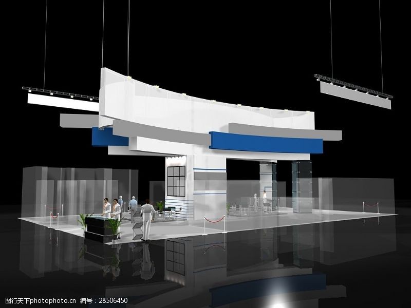 城市展厅高科技展厅模型