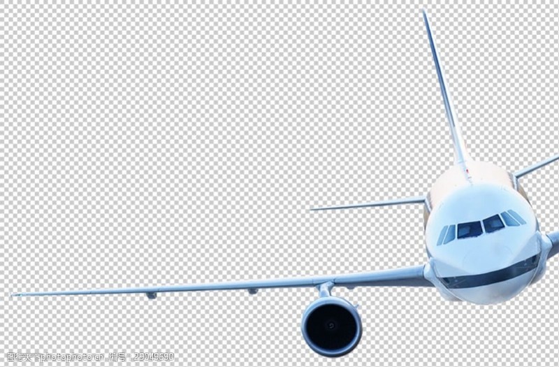 透气型大飞机图片免抠png透明图层素材
