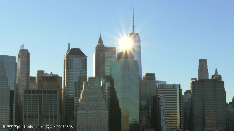 布鲁克纽约一个世界贸易中心的阳光普照